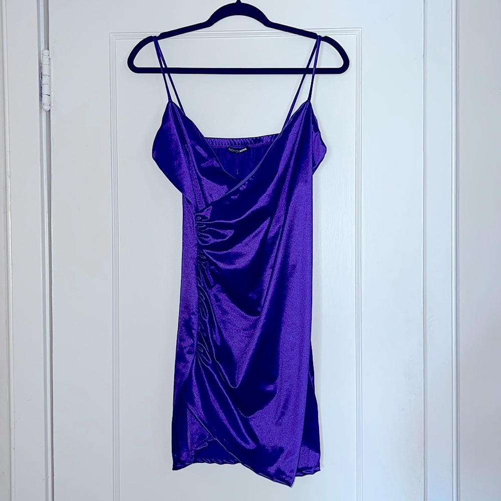 Royal Purple Fashion Nova mini dress